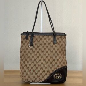 Gucci GG Canvas New Britt Tote Bag